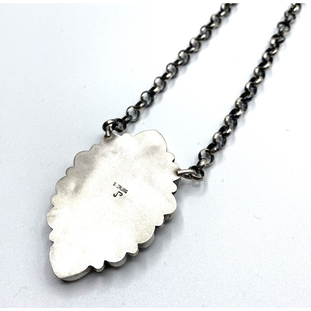 Native American White Buffalo Steeling Silver Clu… - image 7